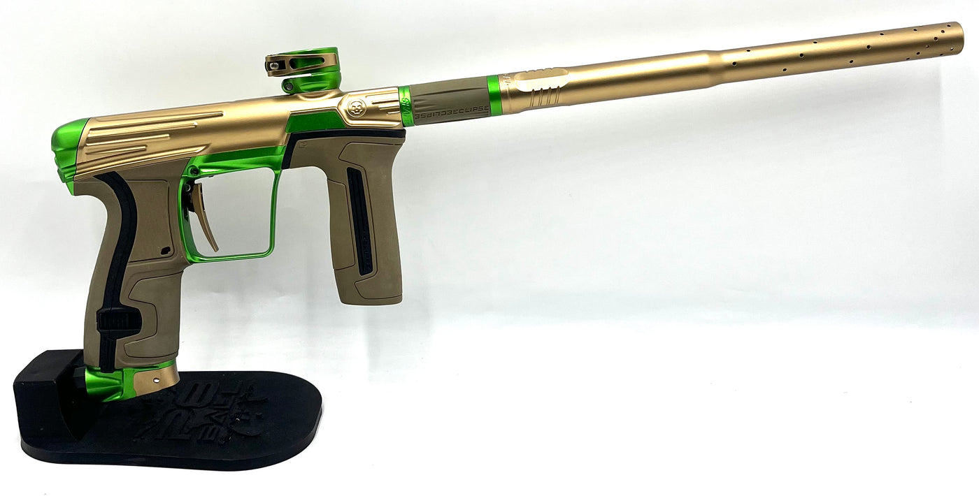 CS2 IMFAMOUS GEN1 GOLD/GREEN W/TAN GRIPS USED