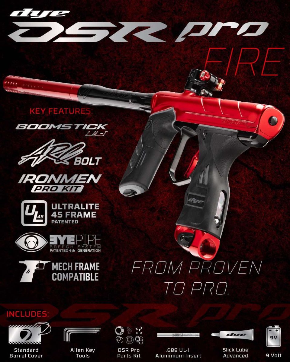DYE DSR PRO FIRE - POLISH (BRAND NEW IN STOCK & SHIPPING) - P8Ball - Buy, Sell, Trade