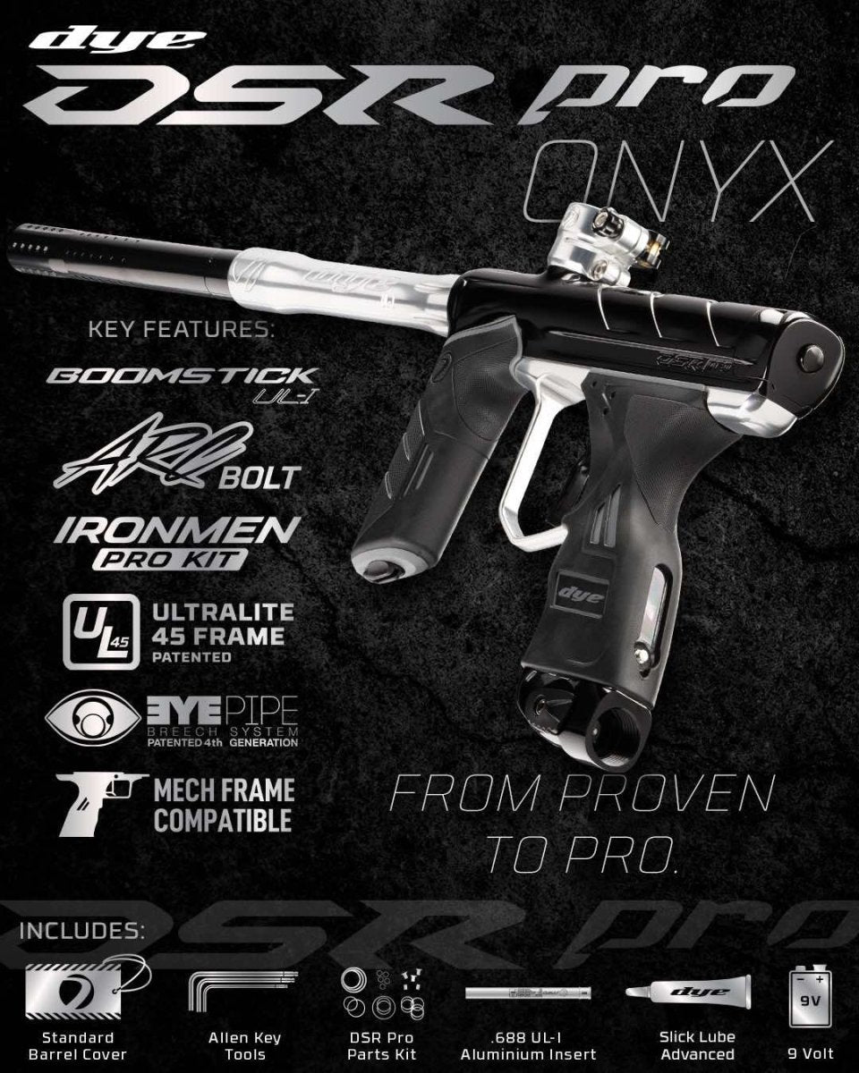 DYE DSR PRO ONYX - POLISH (BRAND NEW IN STOCK & SHIPPING) - P8Ball - Buy, Sell, Trade