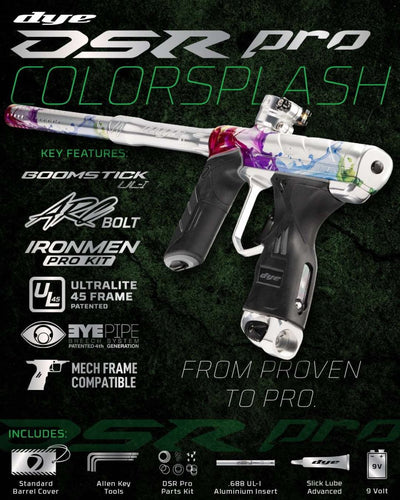 DYE DSR PRO PGA COLOR SPLASH - POLISH (BRAND NEW PRE - ORDER) - P8Ball - Buy, Sell, Trade