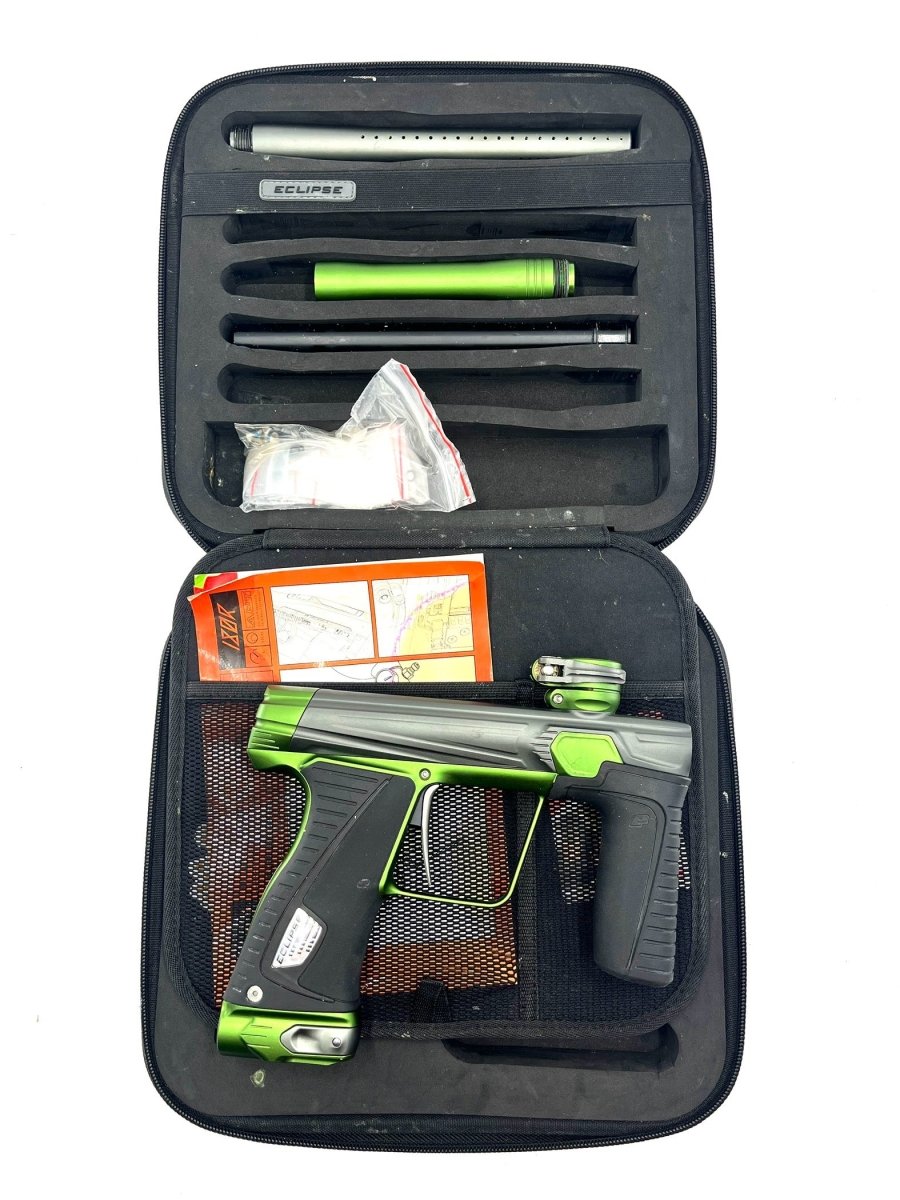PLANET ECLIPSE 180R GRAY/GREEN USED - P8Ball - Buy, Sell, Trade