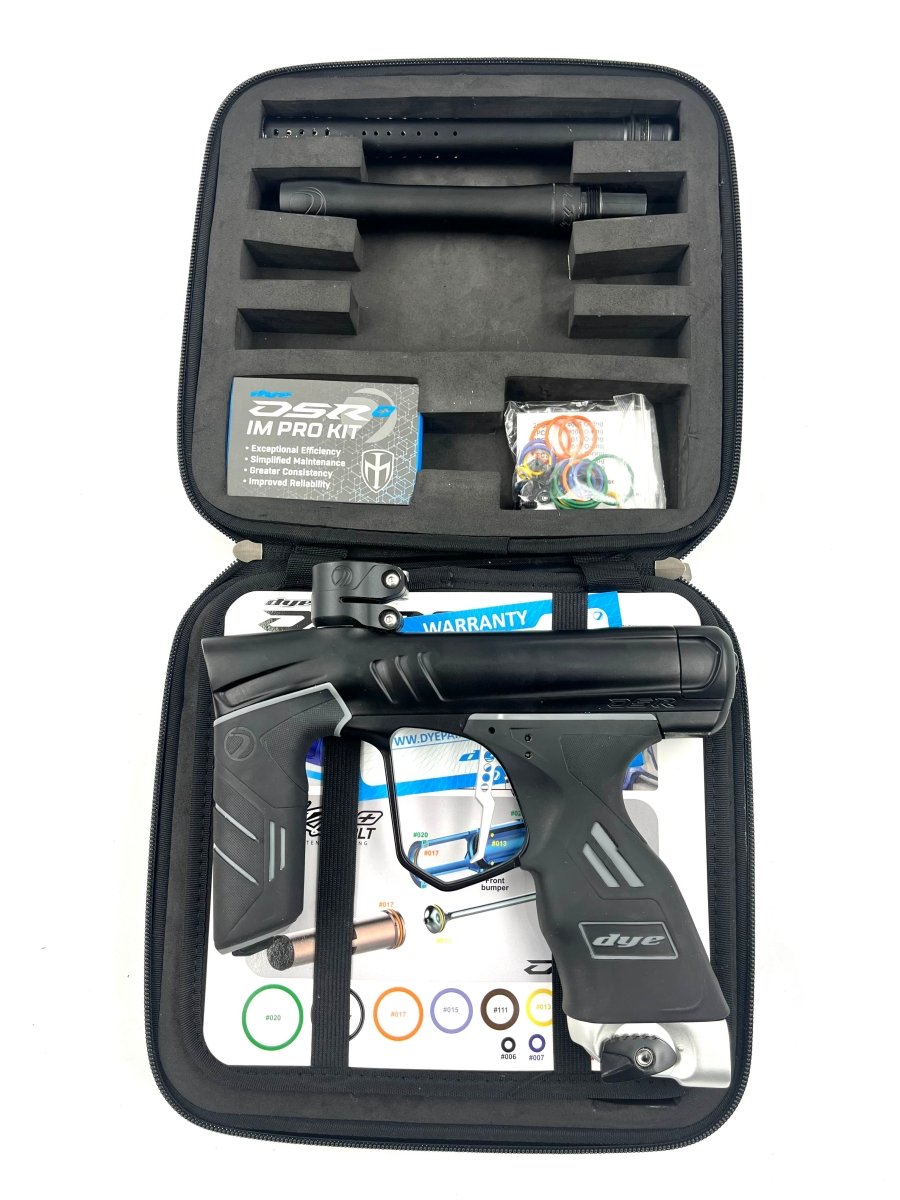 DYE DSR+ w/IMPRO KIT BLACK/SILVER USED - P8Ball - Buy, Sell, Trade