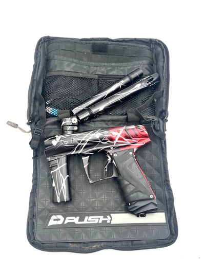 FIELD ONE FORCE V1 BLACK/RED SPLASH ANODIZING USED - P8Ball - Buy, Sell, Trade