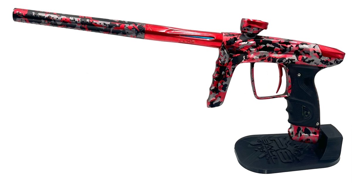 LUXE TM40 RED CAMO ANODIZING USED - P8Ball - Buy, Sell, Trade